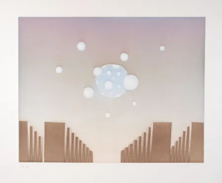 Ets En Aquatint Folon - Ouverture