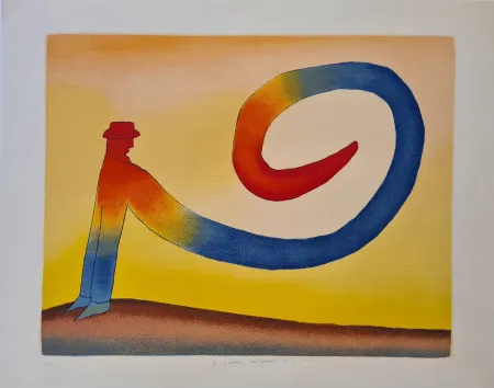 Lithografie Folon - Sans titre 