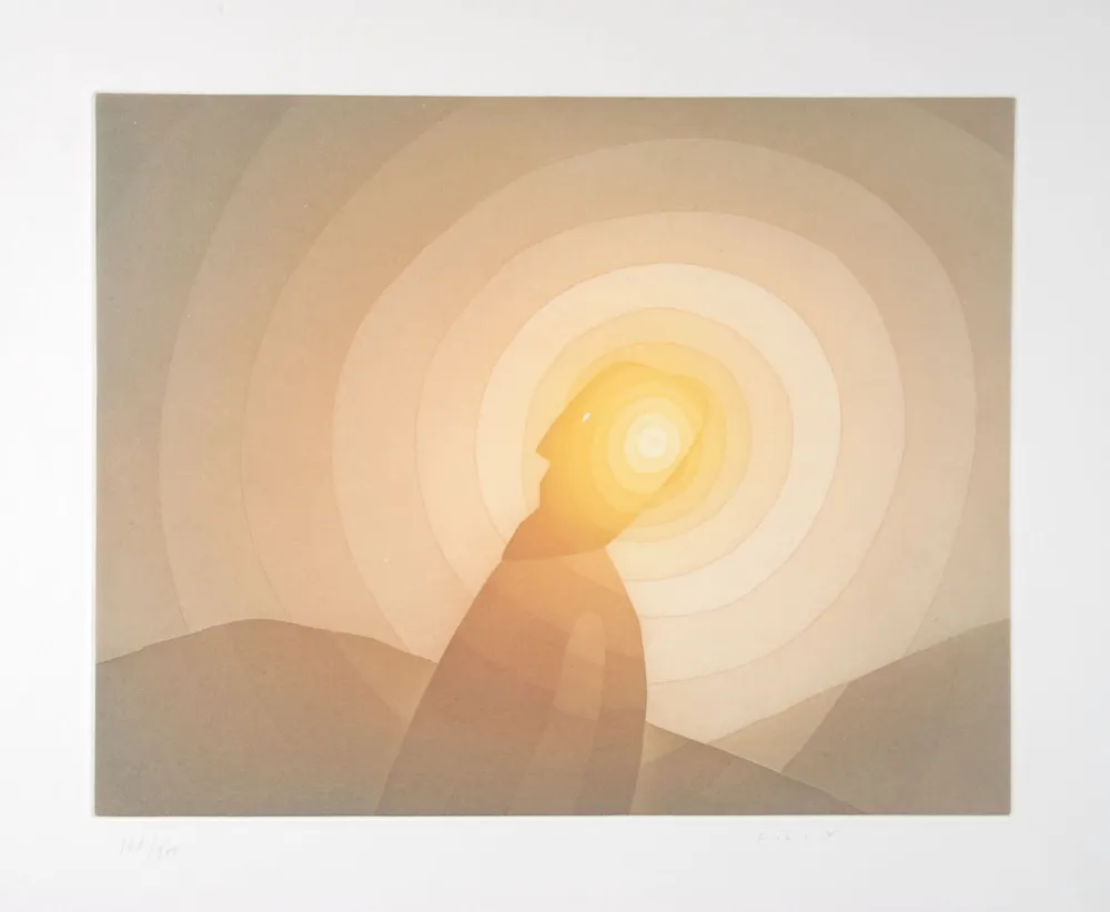 Ets En Aquatint Folon - Un Son