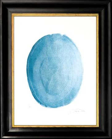 Ets En Aquatint Fontana - Nudo Azzurro