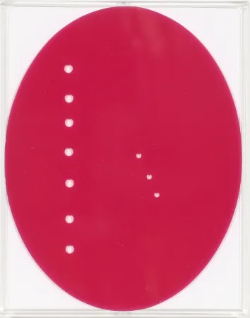 Multiple Fontana - Portrait d’Antonin Artaud, by Otto Hahn (Red)