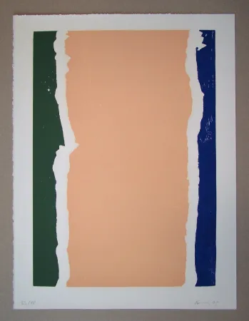 Houtsnede Forg - Ohne Titel