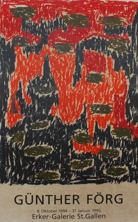 Lithografie Forg - Untitled (Exhibition poster)