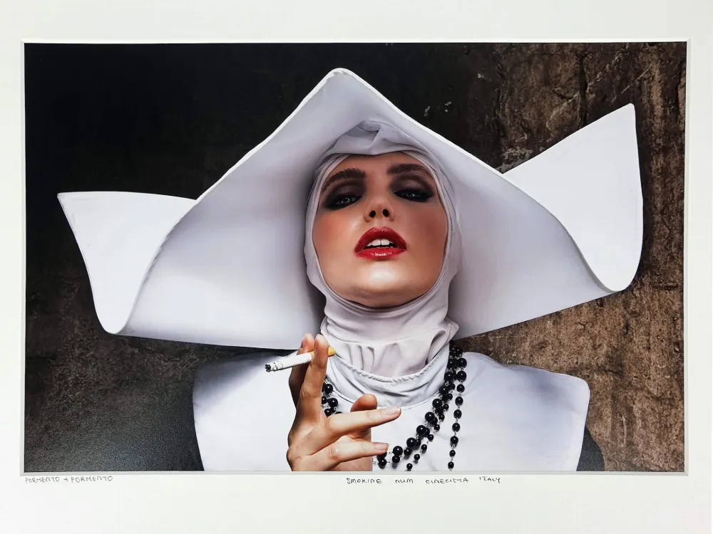 Fotografie Formento & Formento - Smoking Nun, Cinecitta Italy