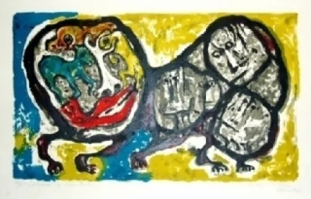 Lithografie Forner - Labyrinthe aux êtres