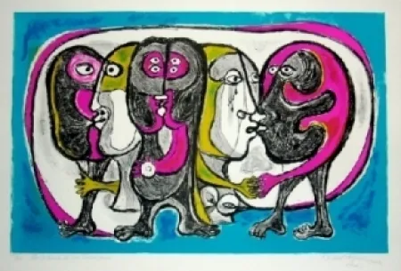 Lithografie Forner - Mutations