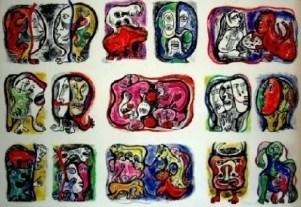 Lithografie Forner - Sans titre