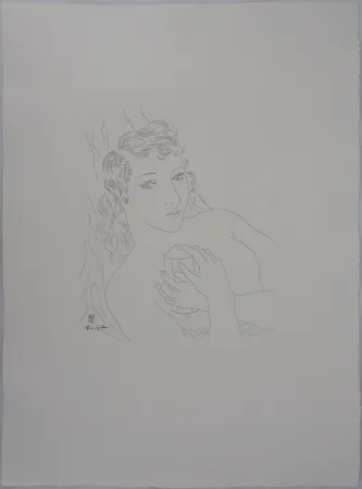 Gravure Foujita - Isabey, mon seul ami