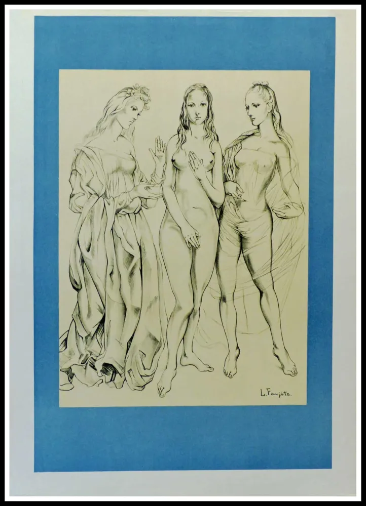 Lithografie Foujita - LES PEINTRES TEMOINS DE LEUR TEMPS LA JEUNESSE - 