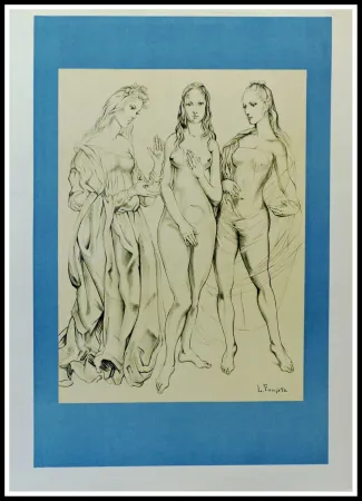 Lithografie Foujita - LES PEINTRES TEMOINS DE LEUR TEMPS LA JEUNESSE - 