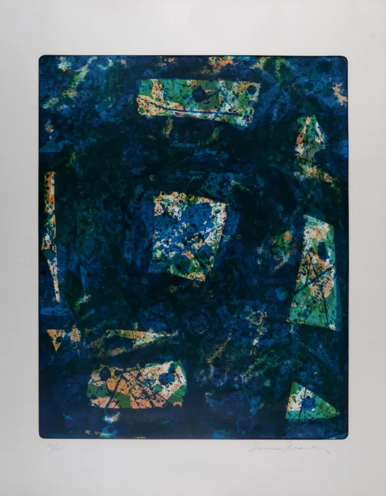 Lithografie Francis - Composition abstraite, 1975 - Hand-signed