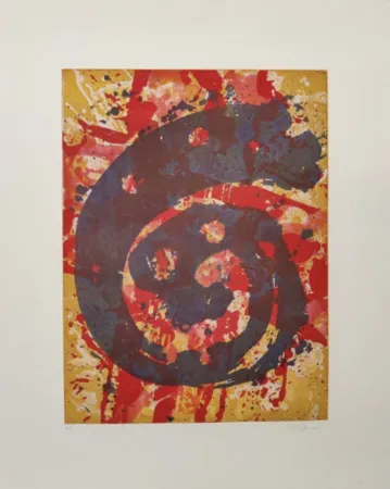 Ets En Aquatint Francis - Mehrfarbige Spirale