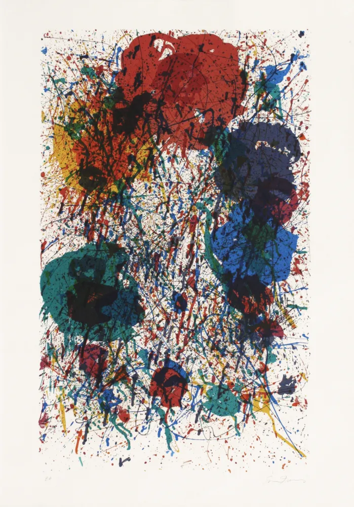 Lithografie Francis - Sans titre (Fondation Maeght)