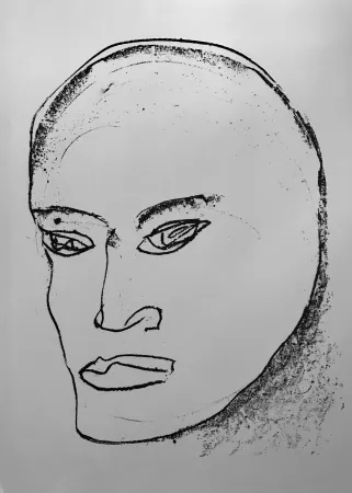 Lithografie Francis - Self Portrait