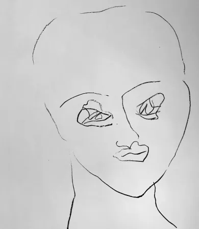 Lithografie Francis - Self Portrait