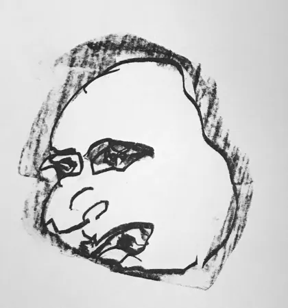 Lithografie Francis - Self Portrait