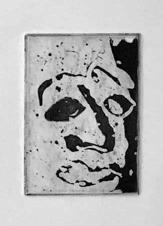 Aquatint Francis - Self Portrait
