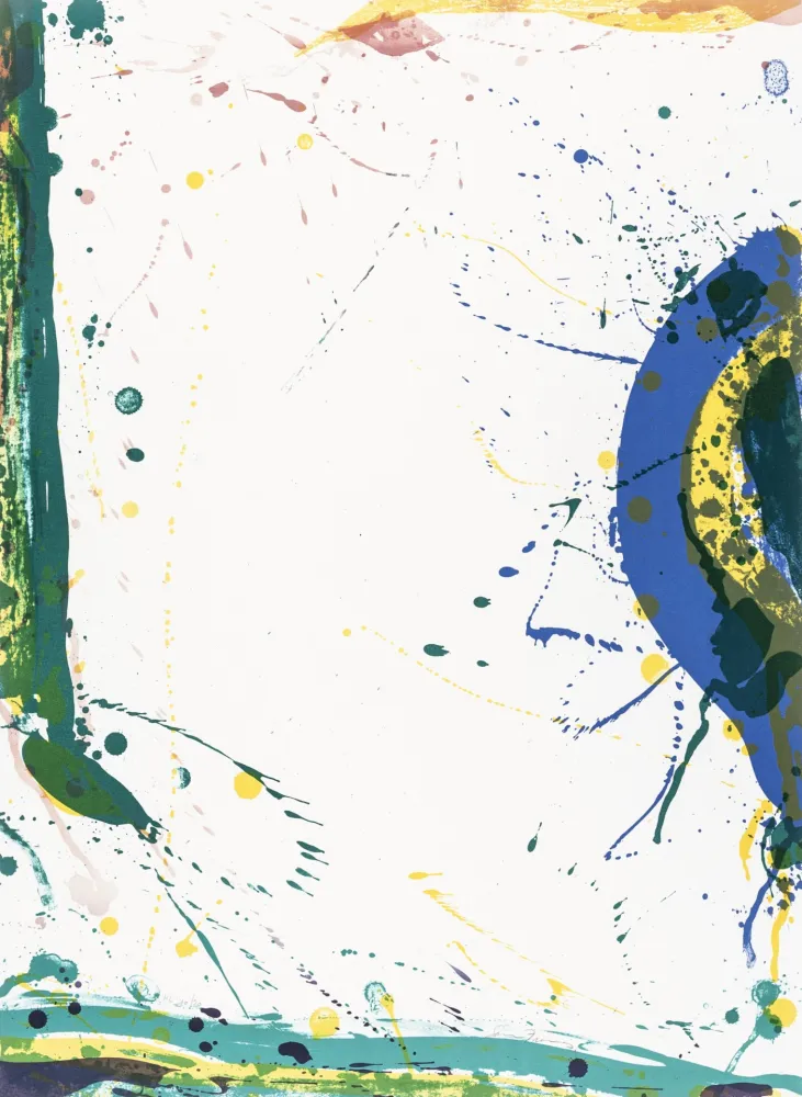 Lithografie Francis - Untitled (Poèmes dans le ciel) L 271