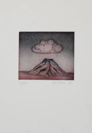 Ets En Aquatint Franke - Kleiner Berg / Little Mountain