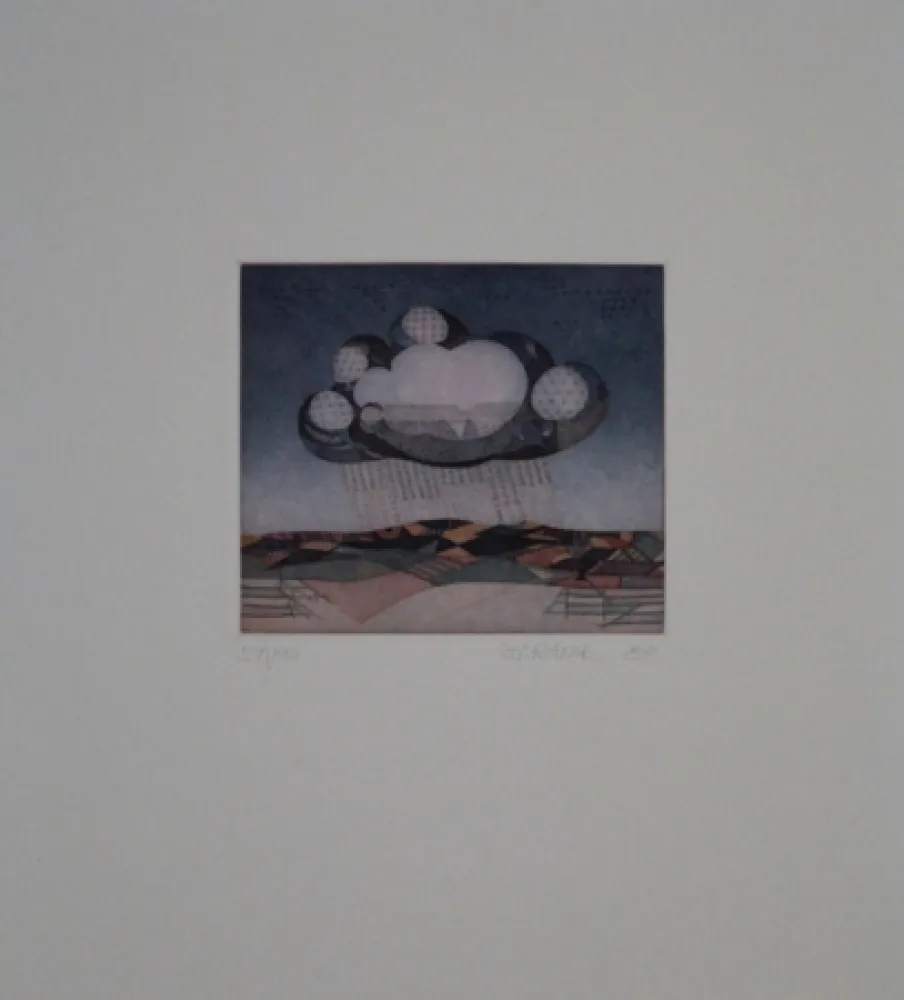 Ets En Aquatint Franke - Wolke