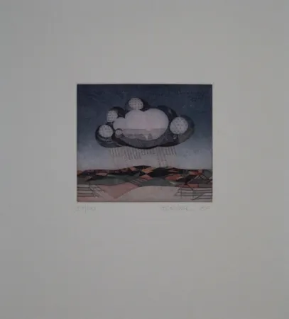 Ets En Aquatint Franke - Wolke