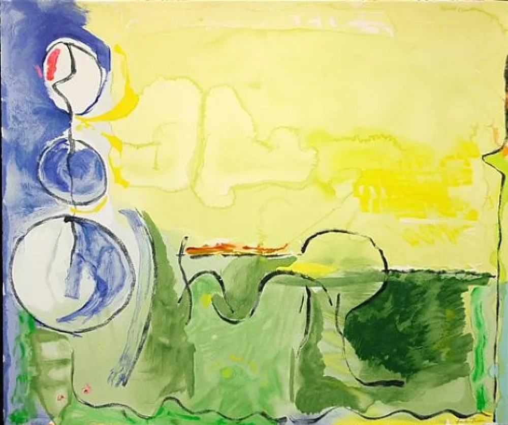Zeefdruk Frankenthaler - Flotilla