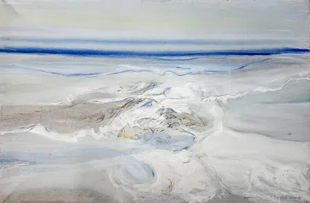 Geen Techniek Frattini - Vittore Frattini (1937) - Sopra le nuvole - Oil on Canvas - 1970