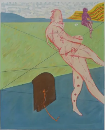 Lithografie Freddie - Composition