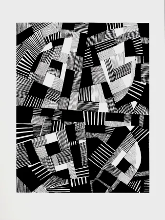 Zeefdruk Freundlich - (After) Composition #III, 1989