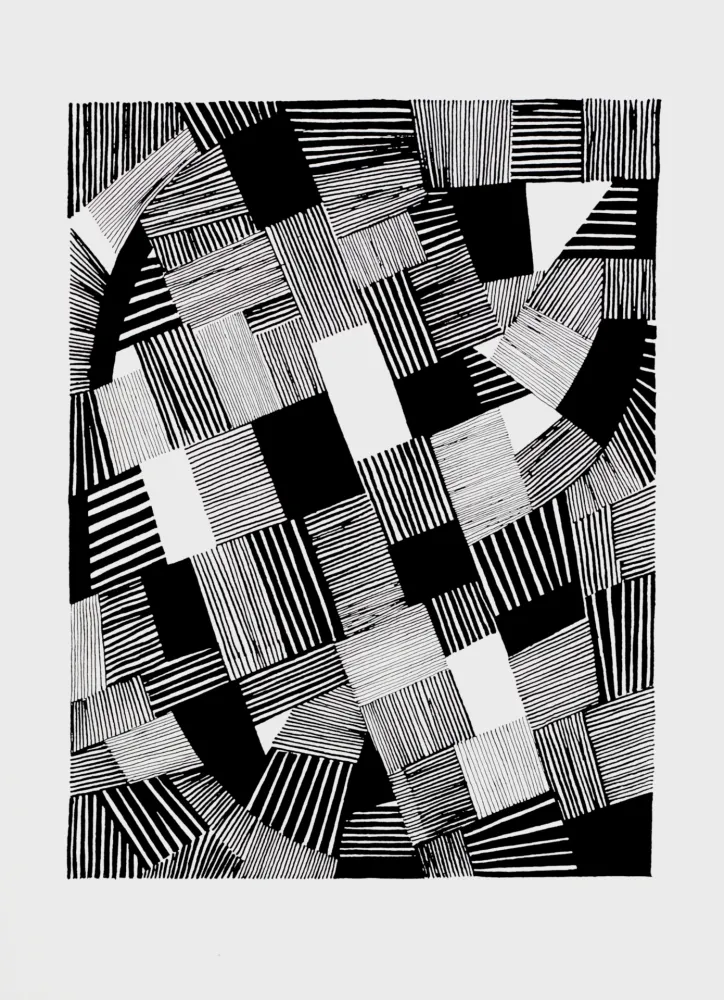 Zeefdruk Freundlich - (After) Composition #IV, 1989