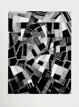 Zeefdruk Freundlich - (After) Composition #V, 1989