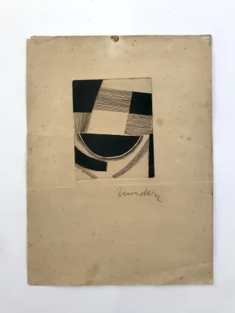 Ets Freundlich - Sans titre (composition abstraite)