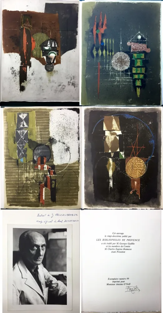 Geïllustreerd Boek Friedlaender - Arthur Rimbaud. LES ILLUMINATIONS. Les Bibliophiles de Provence 1979