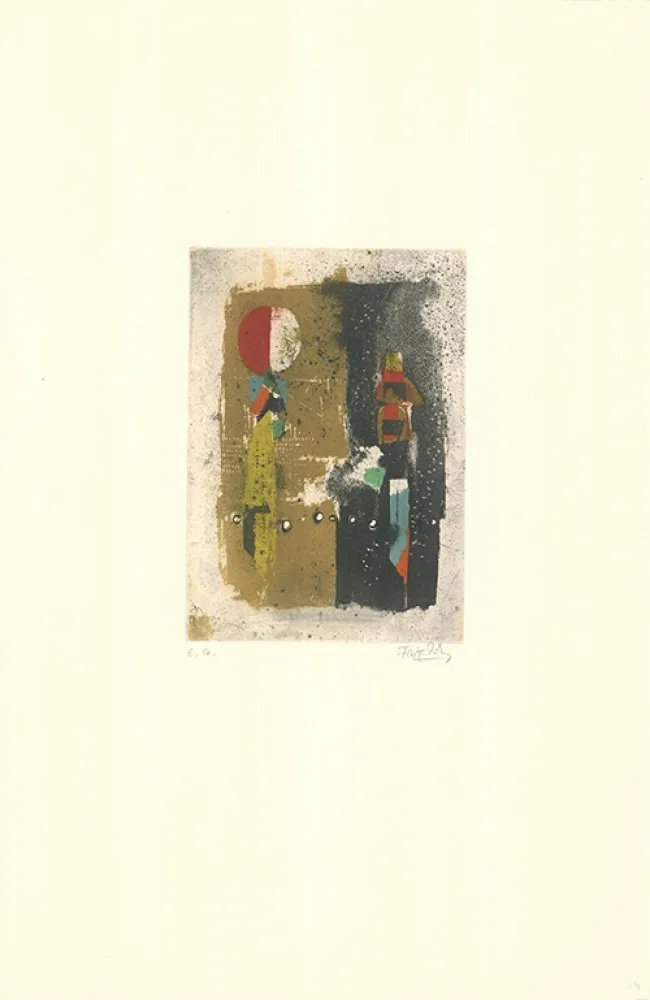 Ets En Aquatint Friedlaender - Mikrophonie