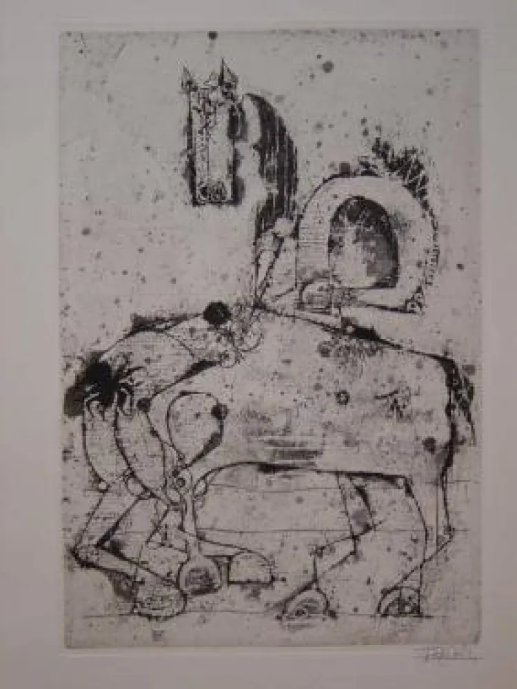 Ets En Aquatint Friedlaender - Petit Bestiaire