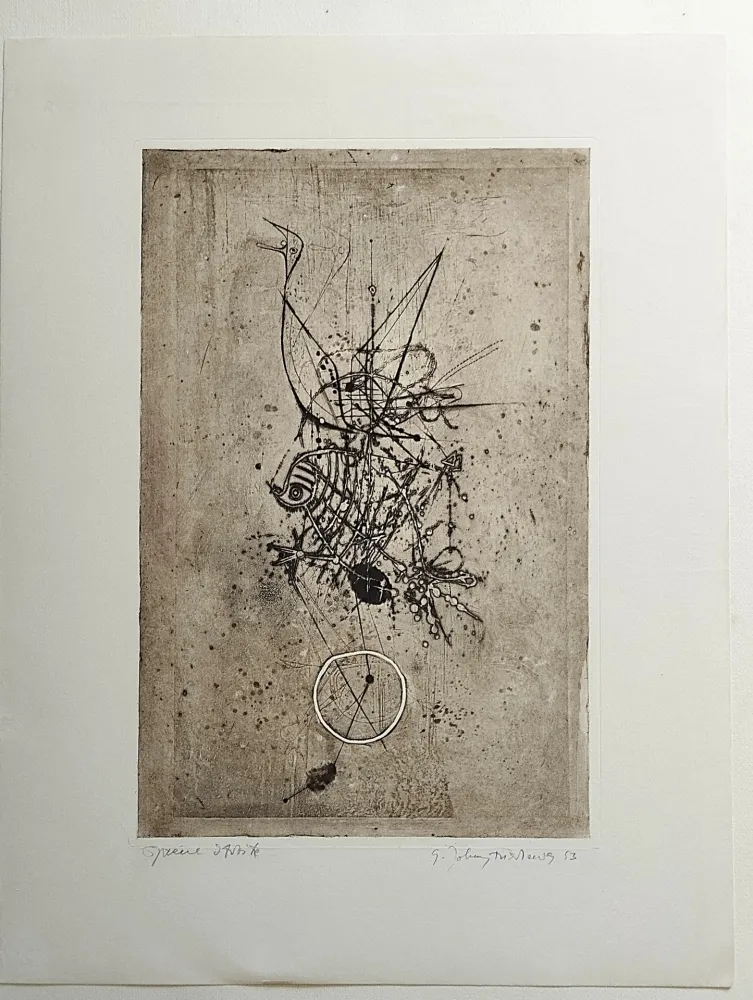 Ets Friedlaender - Poisson et Oiseau III