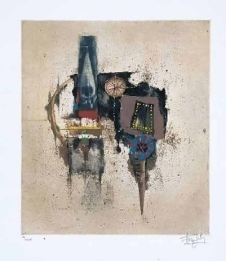 Ets En Aquatint Friedlaender - Prières de l'aube