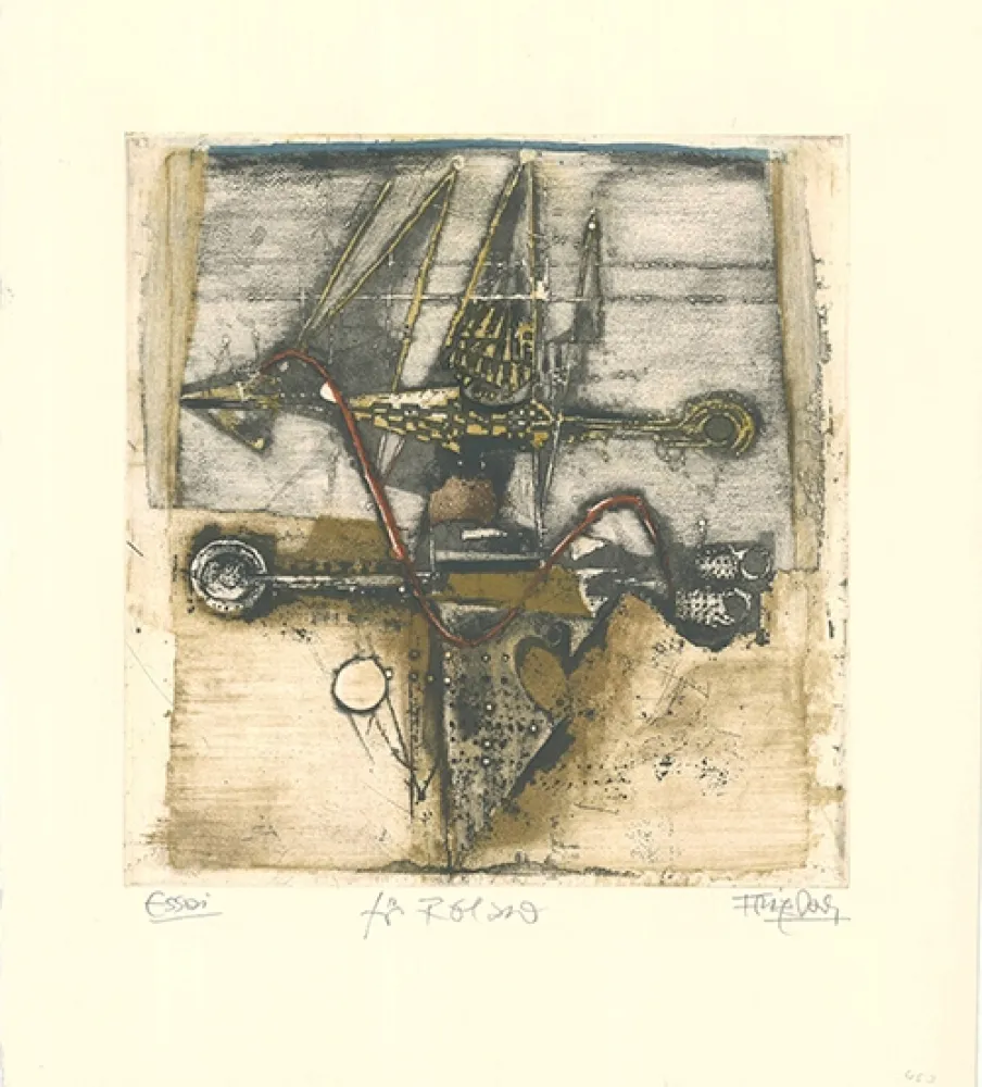 Ets En Aquatint Friedlaender - Vol d'oiseaux