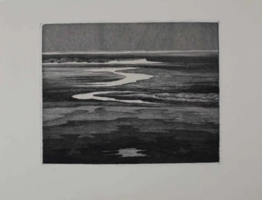 Gravure Friedrich - Das Watt / The Wadden