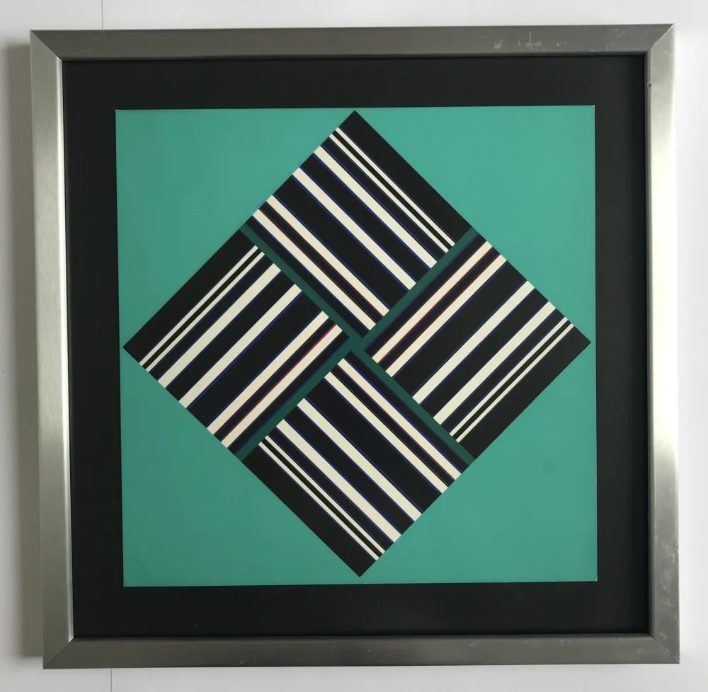 Zeefdruk Fruhtrunk - Seh-Übung (d'après Dschuang Dsi)