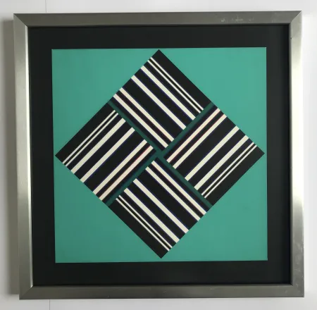 Zeefdruk Fruhtrunk - Seh-Übung (d'après Dschuang Dsi)