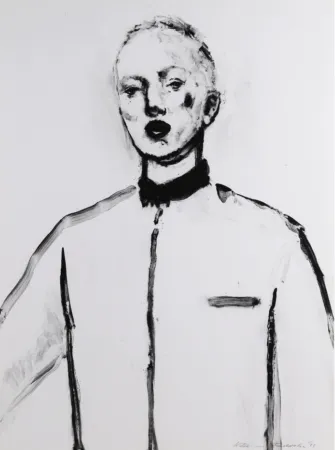 Lithografie Funakoshi - The Frozen Throat