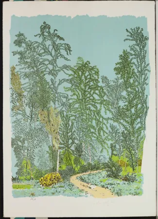 Lithografie Galli - Alberi