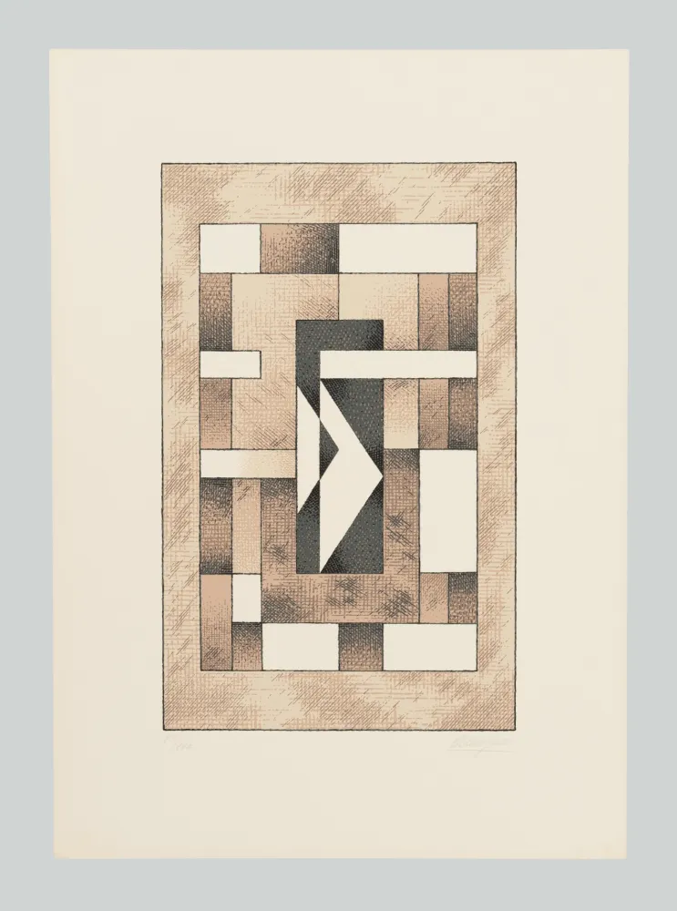 Zeefdruk Galli - Composizione (Tav. C)