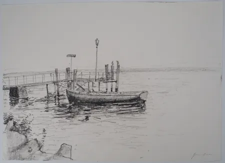 Geen Techniek Gantner - Bretagne : Barque au ponton