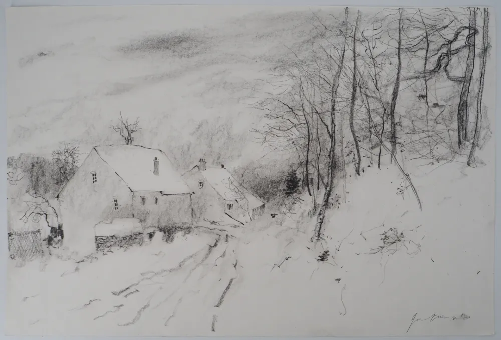 Geen Techniek Gantner - Un hameau sous la neige