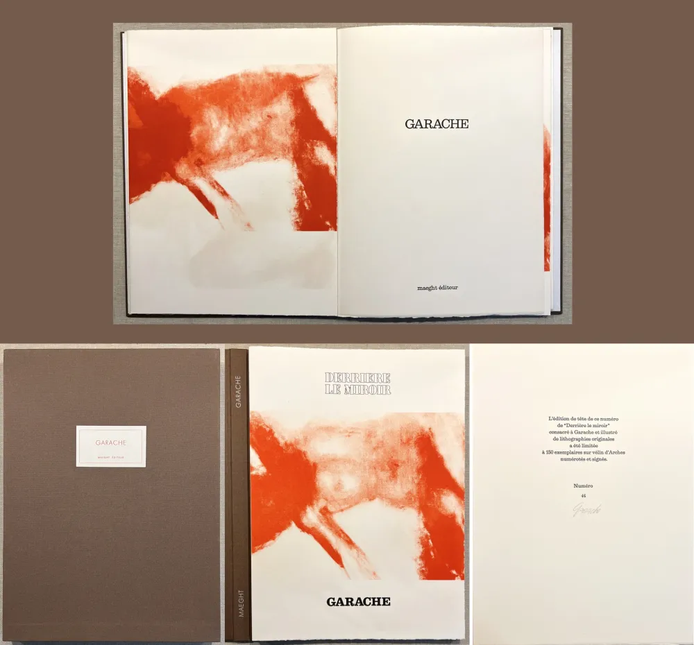 Geïllustreerd Boek Garache - GARACHE. DERRIÈRE LE MIROIR N°222. Février 1977. TIRAGE DE LUXE SIGNÉ..