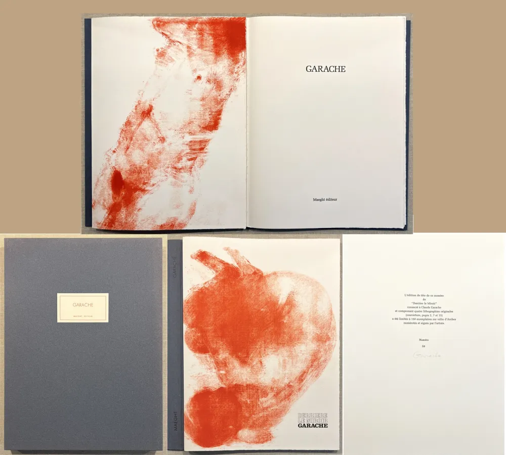 Geïllustreerd Boek Garache - GARACHE. DERRIÈRE LE MIROIR N°237. Janvier 1980. TIRAGE DE LUXE SIGNÉ..