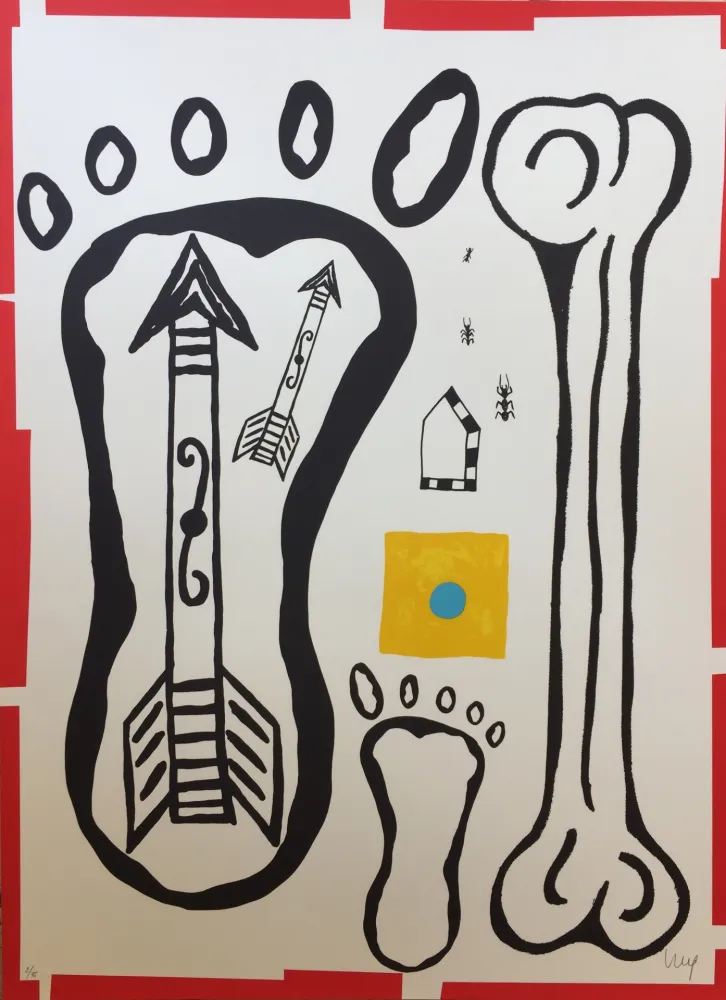 Zeefdruk Garcia-Sevilla - Sans titre