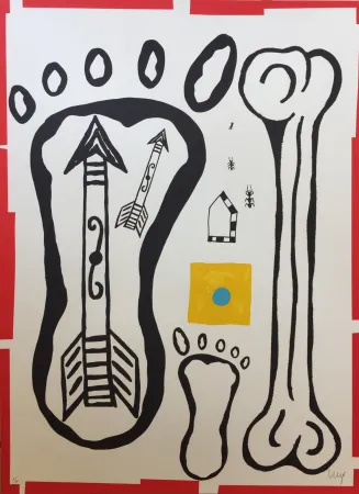 Zeefdruk Garcia-Sevilla - Sans titre